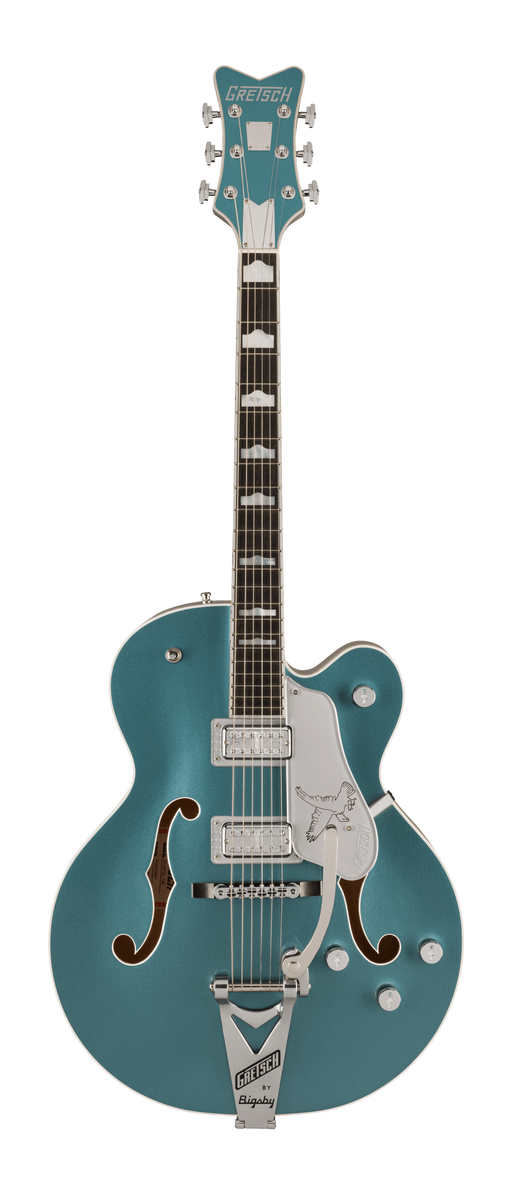 Gretsch G6136T-140 LTD 140th Double Platinum Falcon With Bigsby Two-Tone Stone Platinum/Pure Platinum With Case
