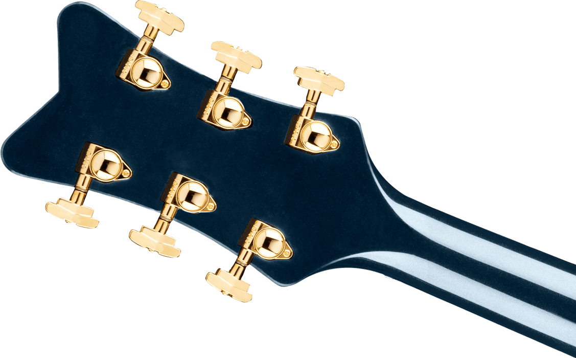 G6136TG Players Edition Falcon Hollow Body with String-Thru Bigsby and Gold Hardware Ebony Fingerboard Midnight Sapphire