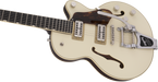 Gretsch G659T Players Edition Broadkaster Jr. Center Block Single-Cut with Bigsby Two-Tone Lotus Ivory/Walnut Stain Electric Guitar
