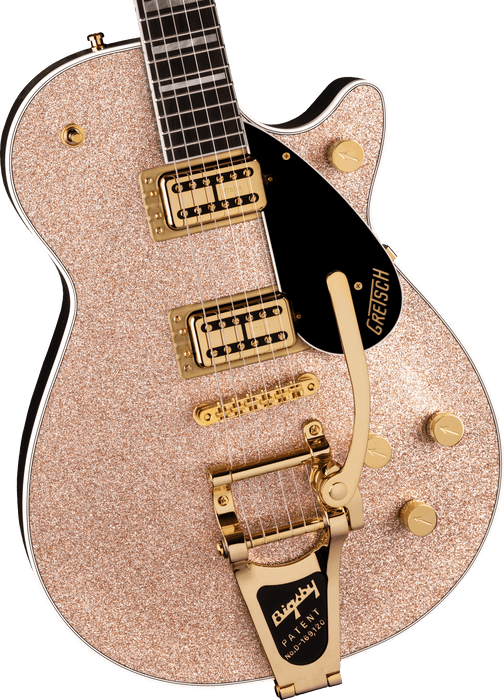 Gretsch G6229TG Limited Edition Players Edition Sparkle Jet™ BT with Bigsby® and Gold Hardware, Ebony Fingerboard, Champagne Sparkle Electric Guitars