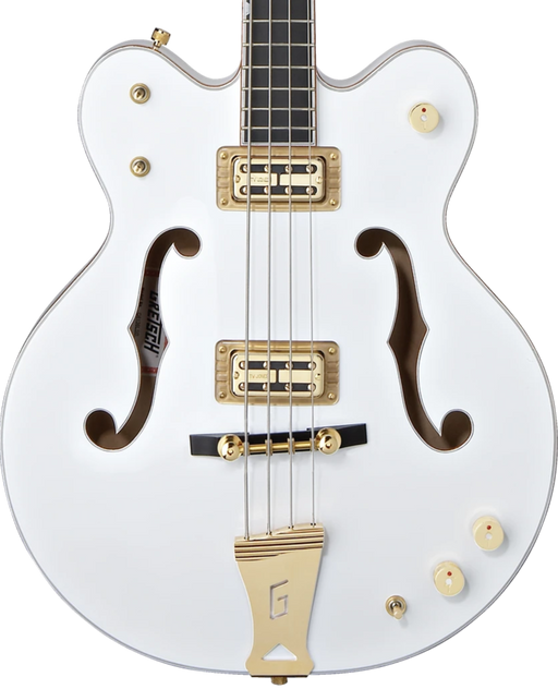 DISC - Gretsch G6136LSB White Falcon Bass - Demo Stock