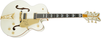 Gretsch G6136-55 Vintage Select Edition '55 Falcon Hollow Body with Cadillac Tailpiece Solid Spruce Top Vintage White Lacquer Electric Guitar