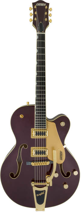 DISC - Gretsch G5420TG Electromatic 135th Anniversary Limited Edition Hollow Body Single-Cut with Bigsby Two-Tone Dark Cherry Metallic/Casino Gold
