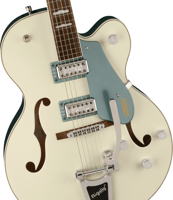 Gretsch G5420T-140 Electromatic 140th Double Platinum Hollow Body With Bigsby Two-Tone Pearl Platinum/Stone Platinum With Case