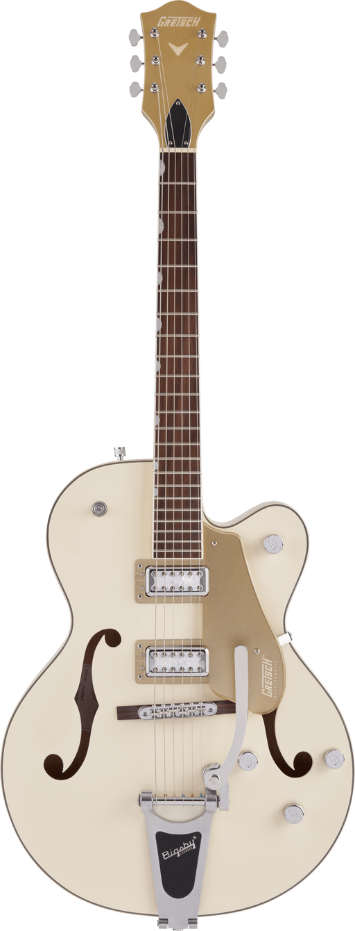 Gretsch G5410T Limited Edition Electromatic Tri-Five Hollow Body Single-Cut with Bigsby Two-Tone Vintage White/Casino Gold Electric Guitar