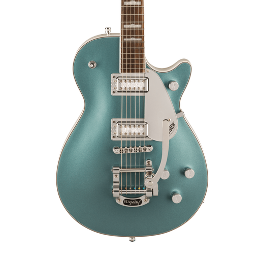 Gretsch G5230T-140 Electromatic 140th Double Platinum Jet with Bigsby Two-Tone Stone Platinum/Pearl Platinum
