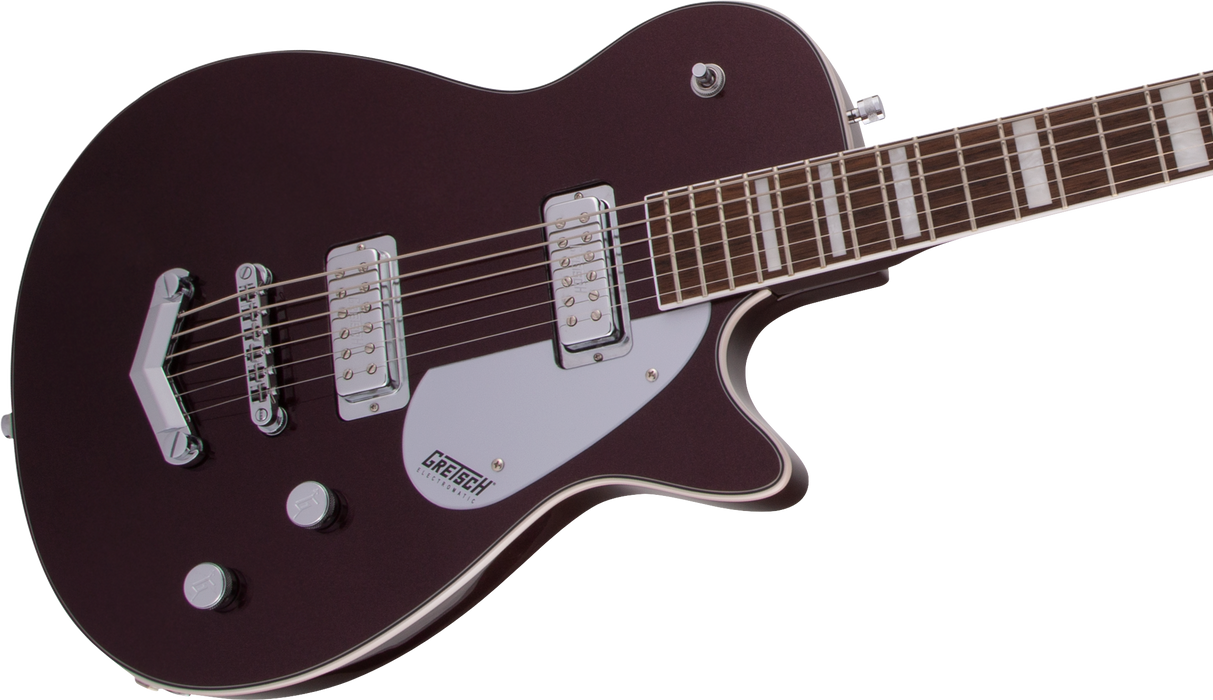 Gretsch G5260 Electromatic Jet Baritone with V-Stoptail Laurel Fingerboard Dark Cherry Metallic Electric Guitar