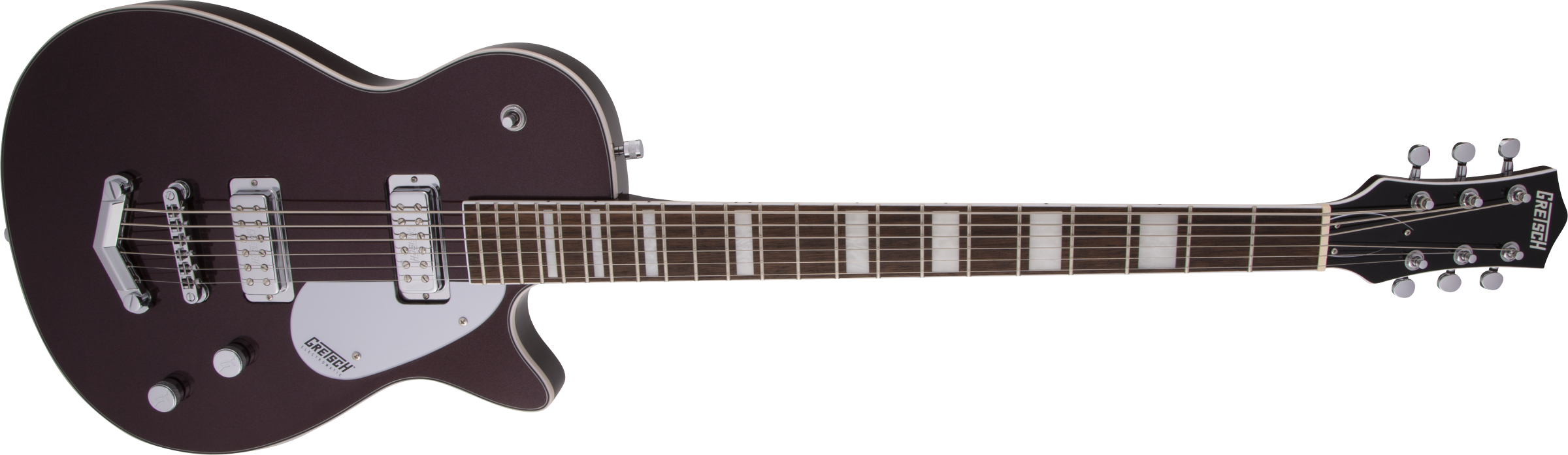 Gretsch G5260 Electromatic Jet Baritone with V-Stoptail Laurel Fingerboard Dark Cherry Metallic Electric Guitar