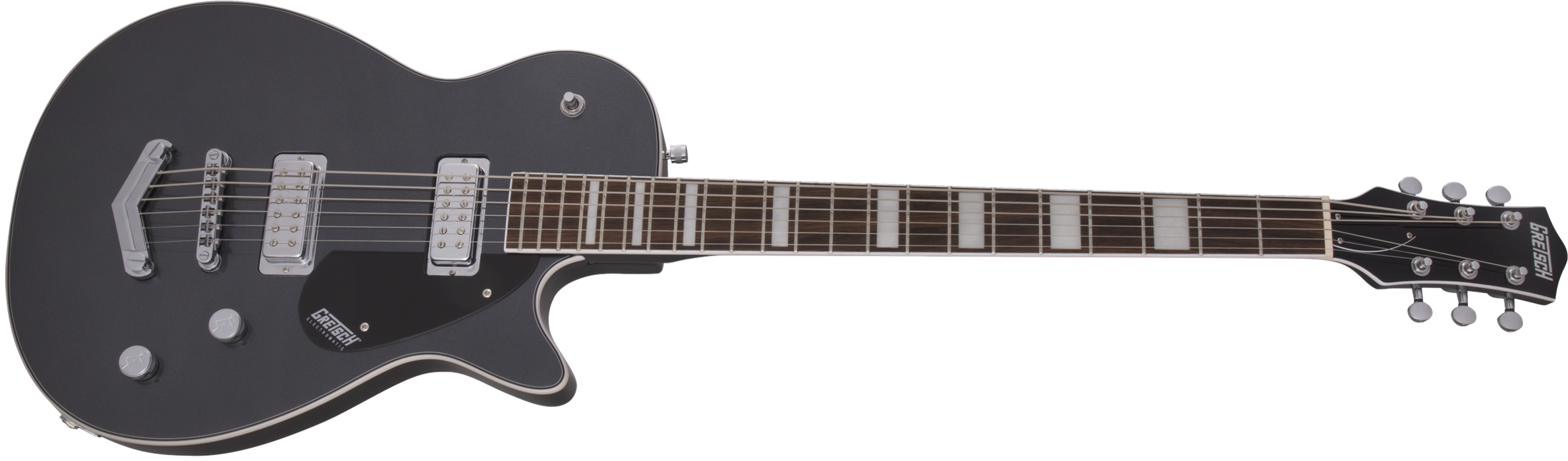 Gretsch G5260 Electromatic Jet Baritone V-Stoptail London Grey Electric Guitar