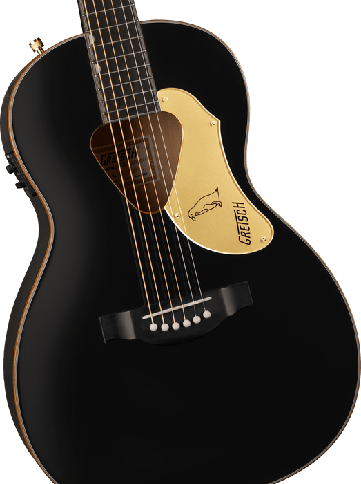 Gretsch G5021E Rancher™ Penguin™ Parlor Acoustic/Electric, Black Acoustic Guitars