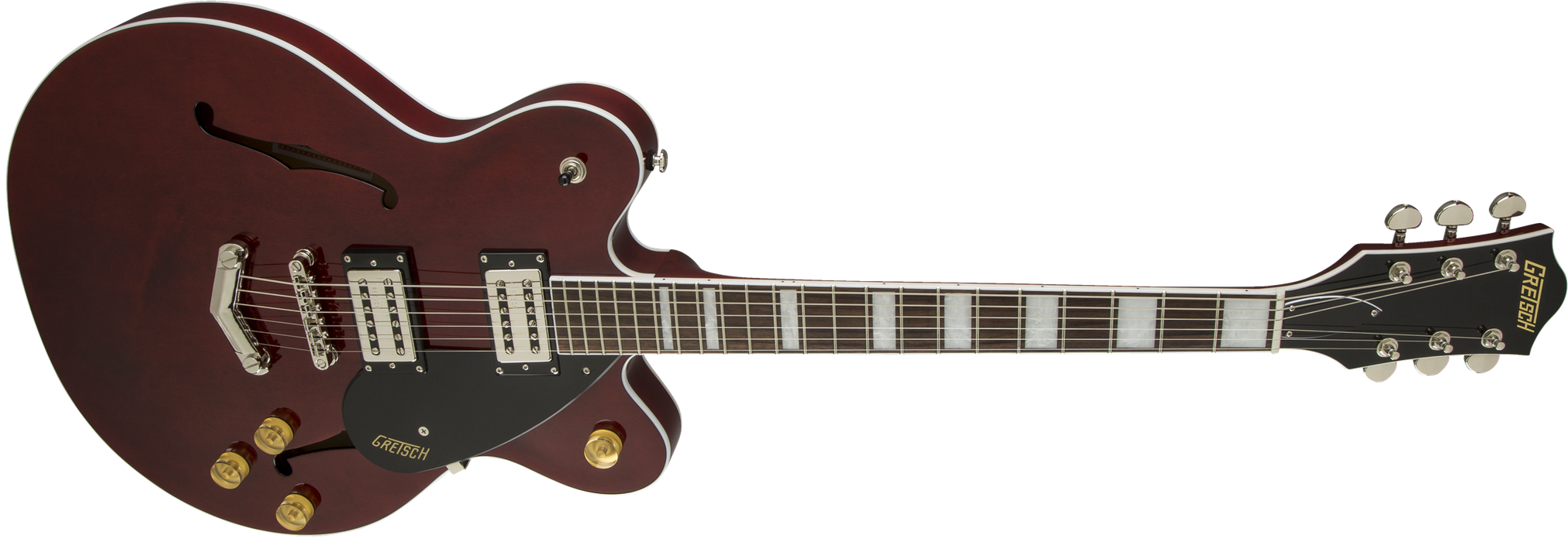 Gretsch G2622 Streamliner Center Block With V-Stop Tailpiece Broad'Tron Pickups Walnut Stain
