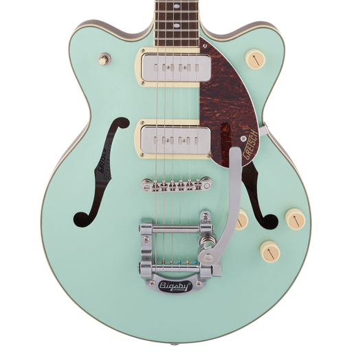 Gretsch G2655T-P90 Streamliner Center Block Jr. Double-Cut P90 Two-Tone Mint Metallic w Bigsby