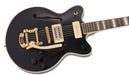 DISC - Gretsch G2655TG-P90  Limited Edition Streamliner Center Block Jr. w/ Bigsby Matte Black Electric Guitar
