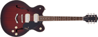 Gretsch G2622-P90 Streamliner Center Block Double-Cut P90 with V-Stoptail Claret Burst Electric Guitar