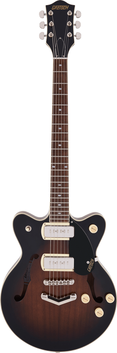 Gretsch G2655-P90 Streamliner Center Block Jr. Double-Cut P90 with V-Stoptail Brownstone Electric Guitar