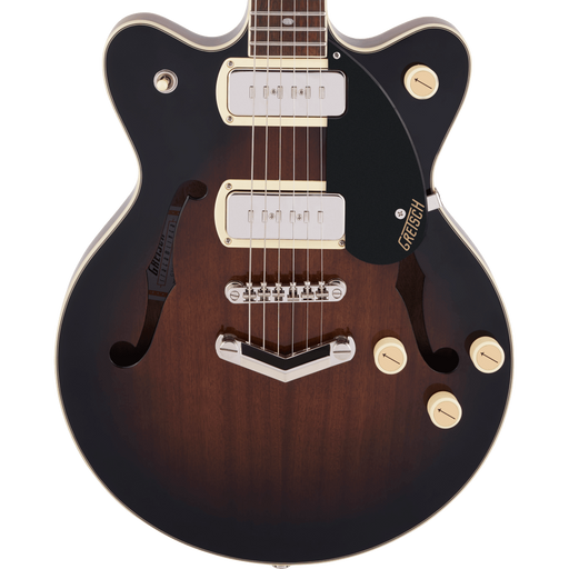 Gretsch G2655-P90 Streamliner Center Block Jr. Double-Cut P90 with V-Stoptail Brownstone Electric Guitar
