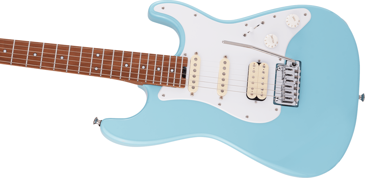 Jackson MJ Series Signature Misha Mansoor So-Cal 2PT Caramelized Maple Fingerboard Daphne Blue