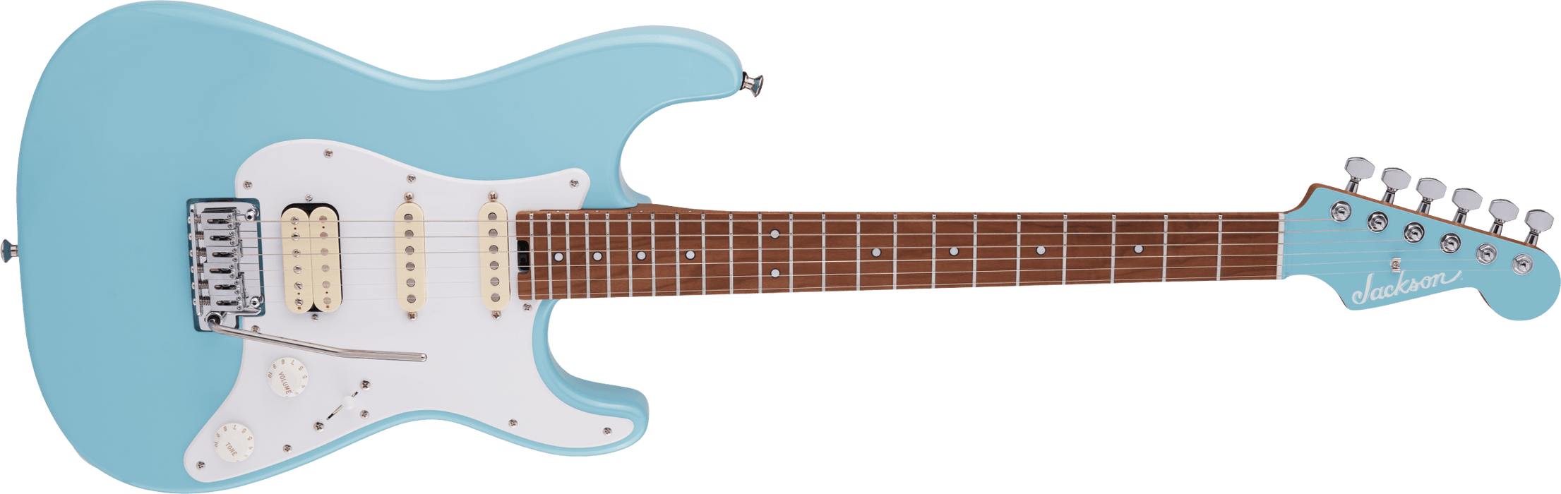 Jackson MJ Series Signature Misha Mansoor So-Cal 2PT Caramelized Maple Fingerboard Daphne Blue