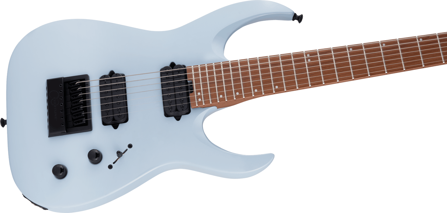 Jackson Pro Series Rhoads RRT-3 Ebony Fingerboard Ivory with Black Pinstripes