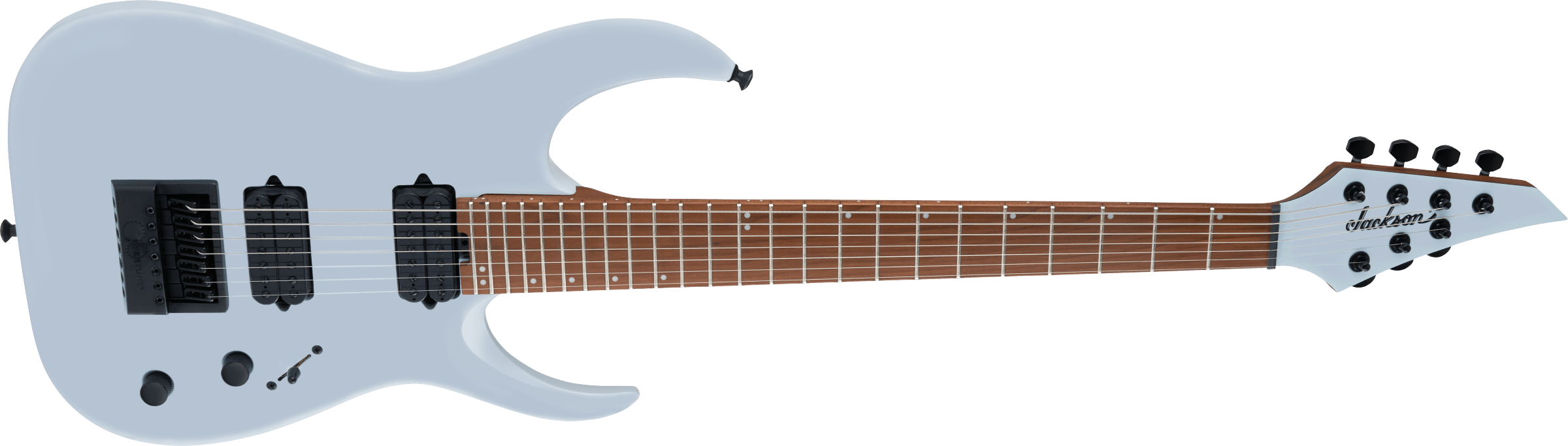 Jackson Pro Series Rhoads RRT-3 Ebony Fingerboard Ivory with Black Pinstripes