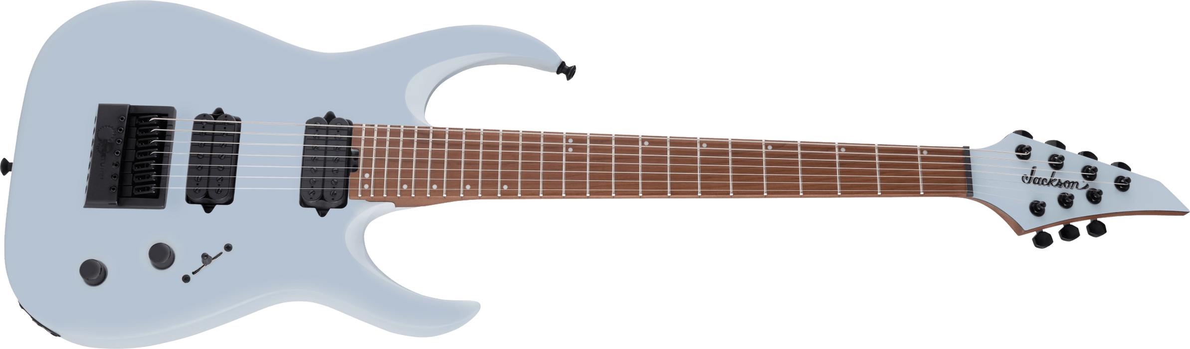 Jackson Pro Series Rhoads RRT-3 Ebony Fingerboard Ivory with Black Pinstripes