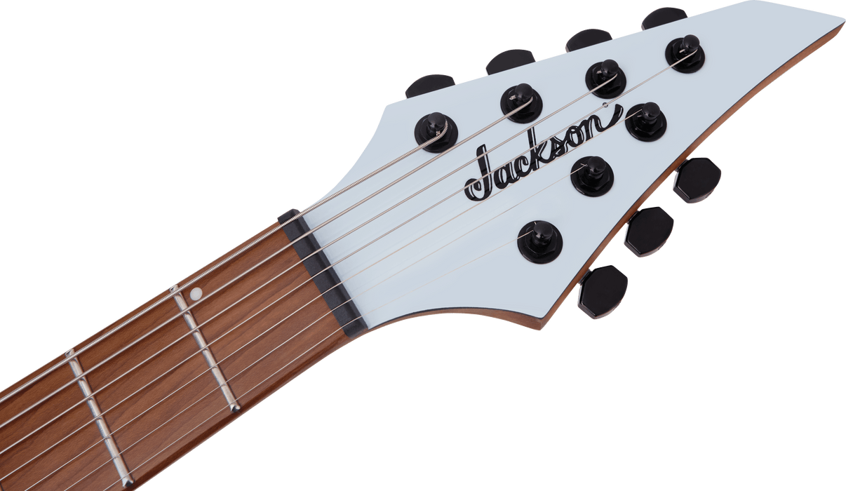 Jackson Pro Series Rhoads RRT-3 Ebony Fingerboard Ivory with Black Pinstripes