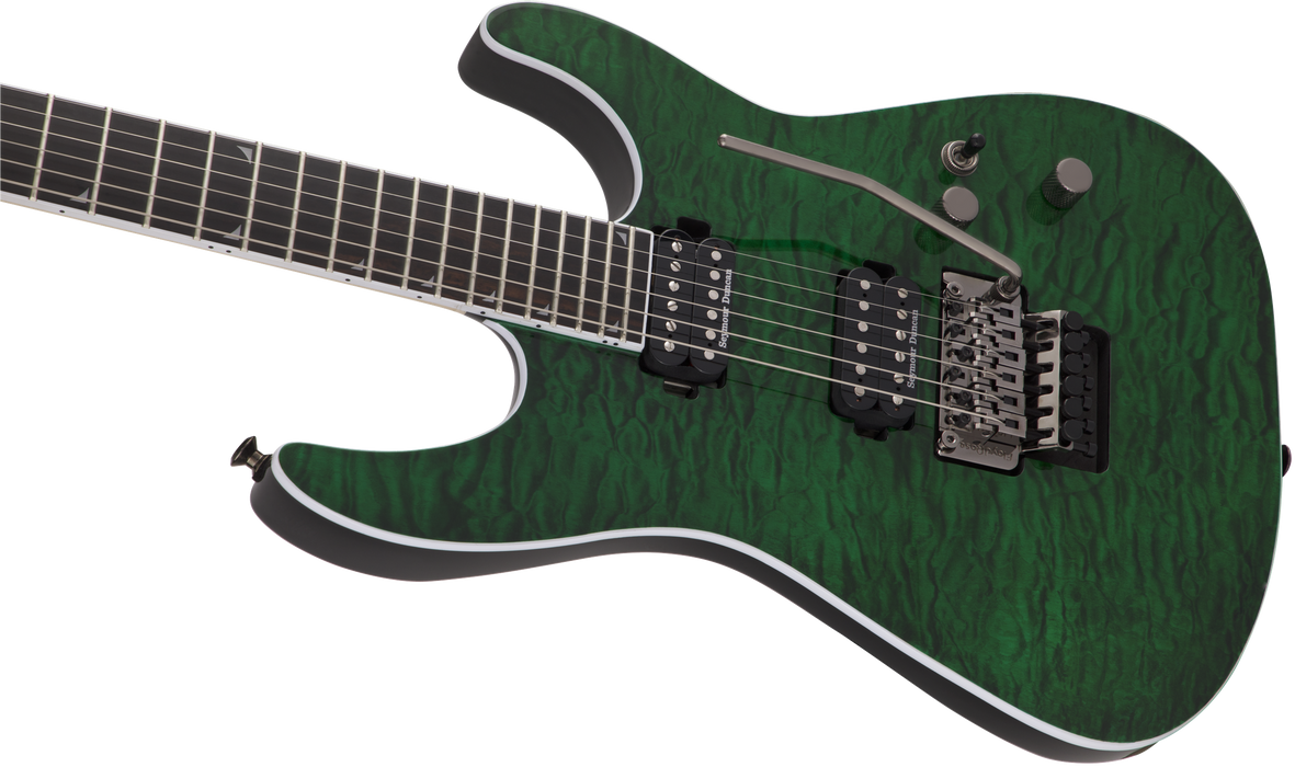 Jackson Pro Series Soloist SL2Q MAH Ebony Fingerboard Transparent Green