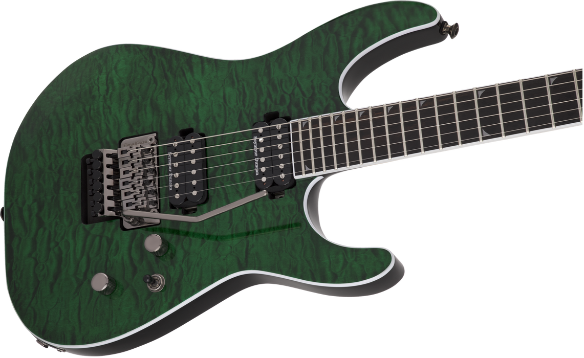 Jackson Pro Series Soloist SL2Q MAH Ebony Fingerboard Transparent Green
