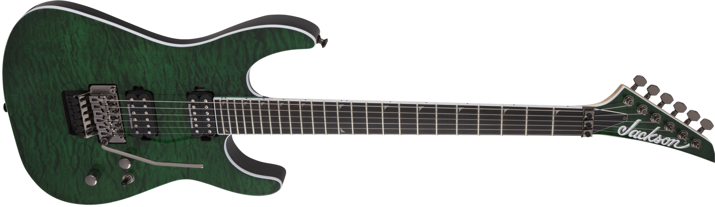 Jackson Pro Series Soloist SL2Q MAH Ebony Fingerboard Transparent Green