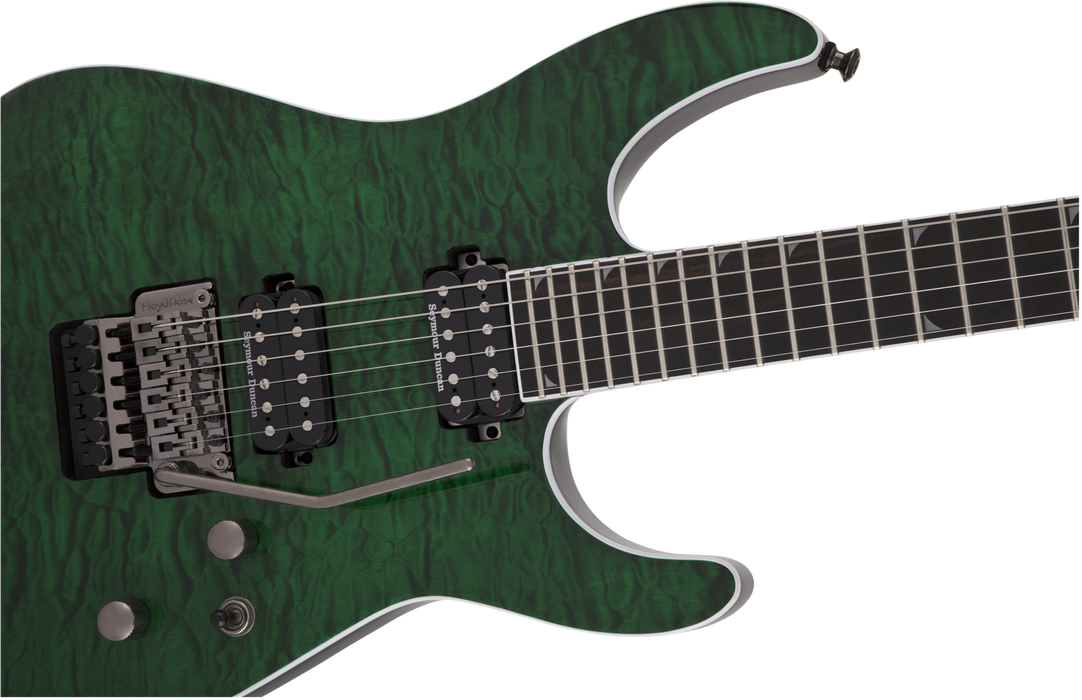 Jackson Pro Series Soloist SL2Q MAH Ebony Fingerboard Transparent Green