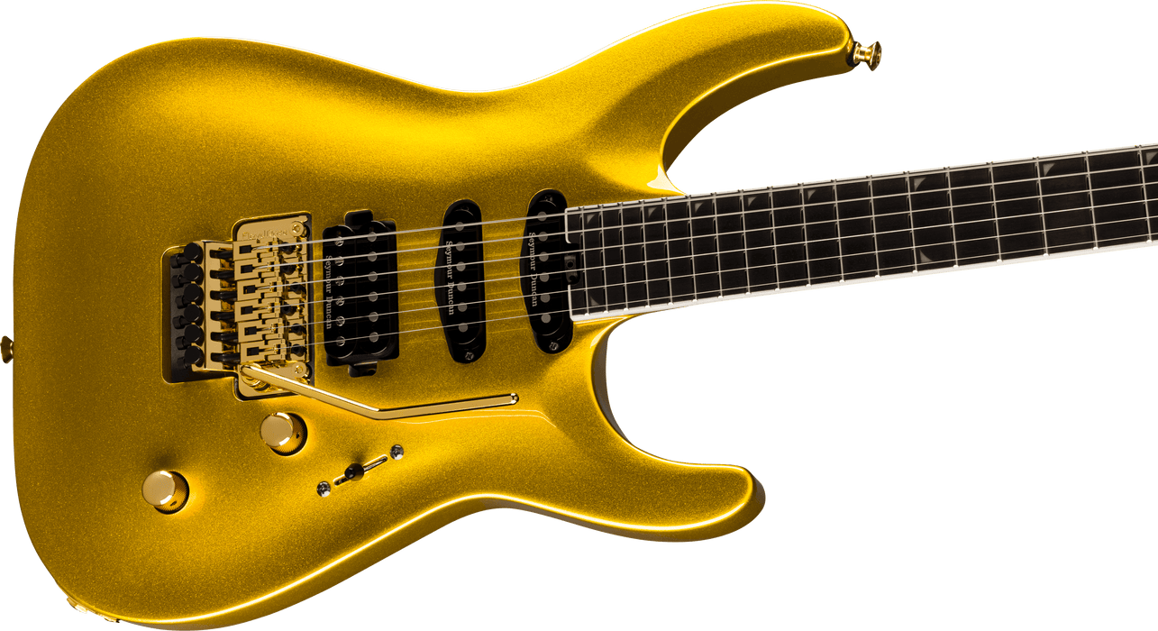 Jackson Pro Plus Series Soloist SLA3 Gold Bullion With Gig Bag