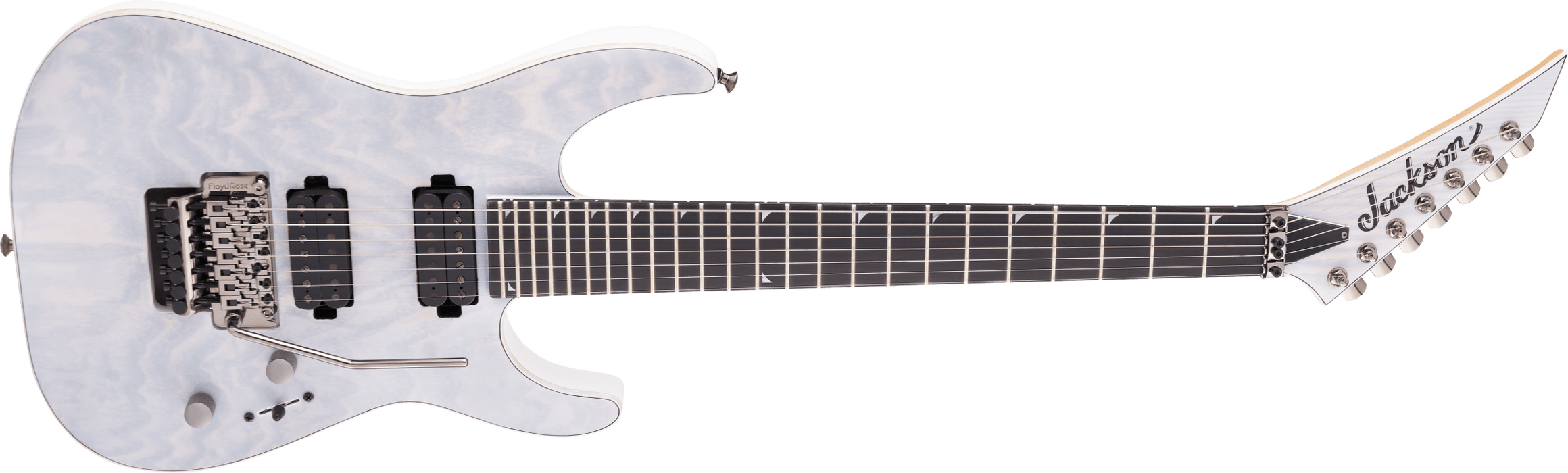 Jackson Pro Series Soloist SL7A MAH Ebony Fingerboard Unicorn White