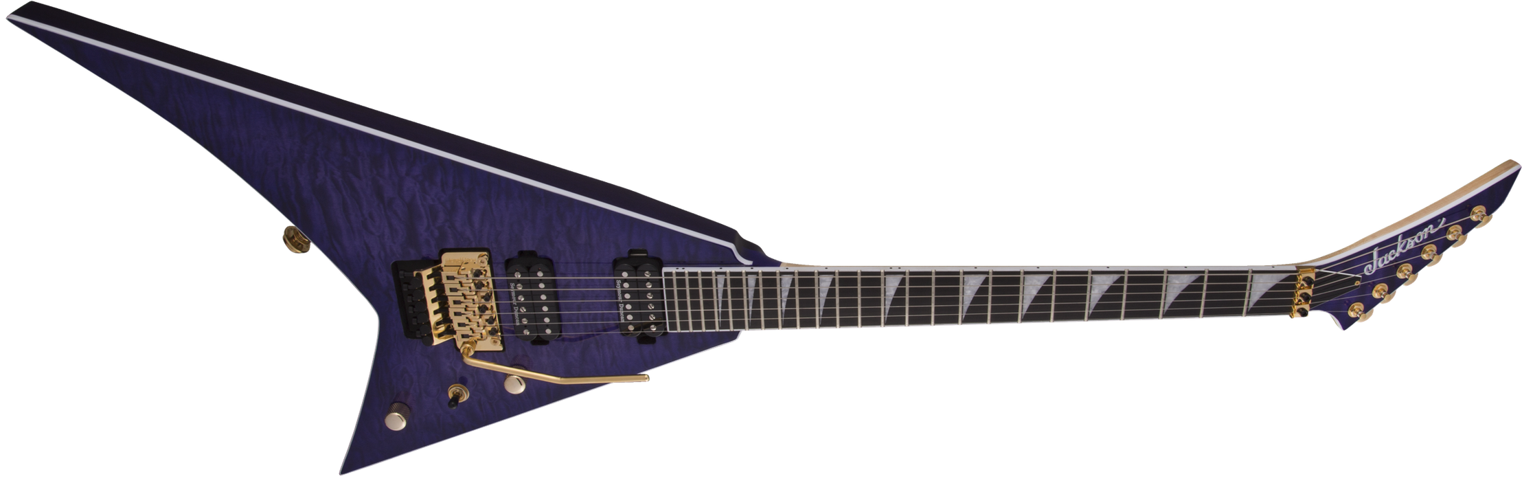 Jackson Pro Series Rhoads RR24Q Ebony Fingerboard Transparent Purple