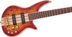 Jackson Pro Series Spectra Bass SBP V Caramelized Jatoba Fingerboard Transparent Cherry Burst
