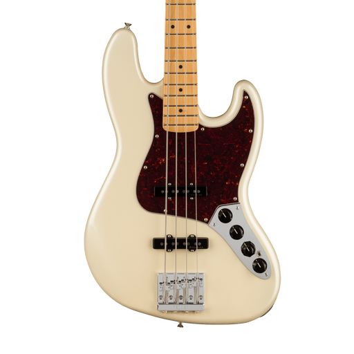 Fender Player Plus Jazz Bass Olympic Pearl With Gig Bag