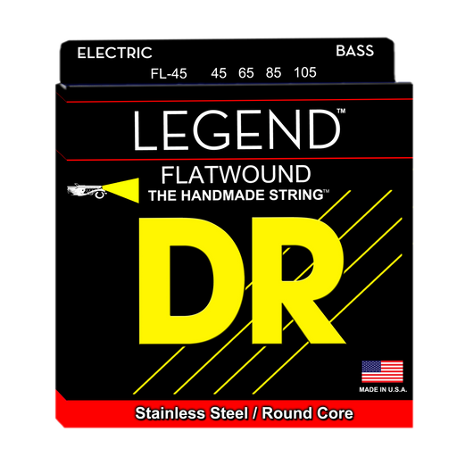 DR FL-45-U Legend Flatwound Bass Strings