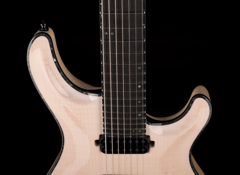 Used Mayones Regius Core 7 Trans White with OHSC