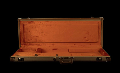 Used Fender Custom Shop G&G Tweed Stratocaster Telecaster Case Orange Interior - 3