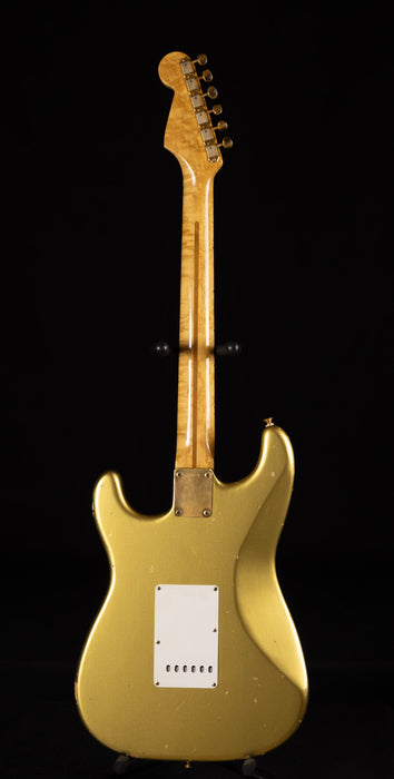 Used '96 Fender Custom Shop 50th Anniversary Diamond Dealer Stratocaster Cunetto Relic Aztec Gold