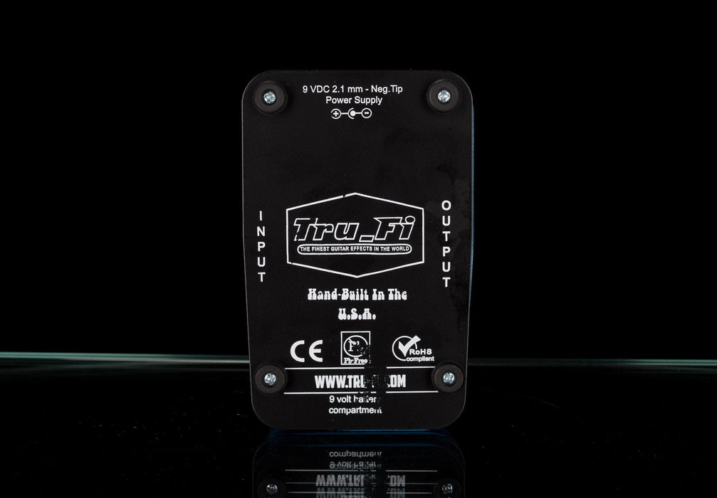 Used Tru-Fi Octavia Fuzz Guitar Pedal Blue with Box