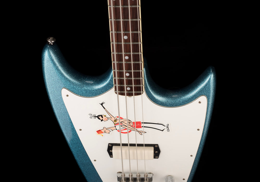 Pre Owned Hallmark by Shade Swept-Wing Reissue Bass Blue Sparkle With OHSC