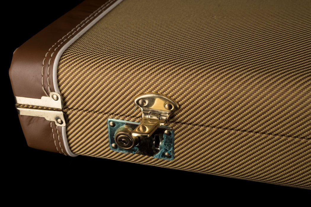 Used Fender G&G Deluxe Strat/Tele Case Tweed with Orange Interior - 4