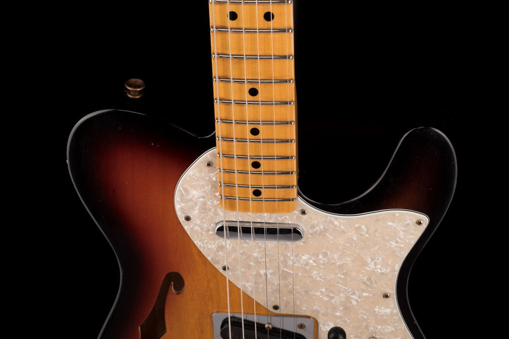 Fender Custom Shop 1968 Telecaster Thinline Journeyman Relic 3-Color Sunburst