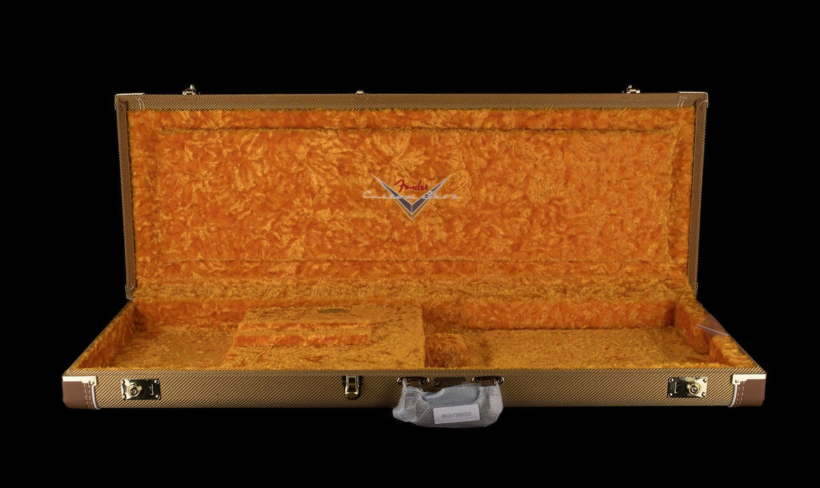 Custom Tele Case Used Fender G&G Custom Shop Deluxe Tweed Stratocaster Telecaster Case ...