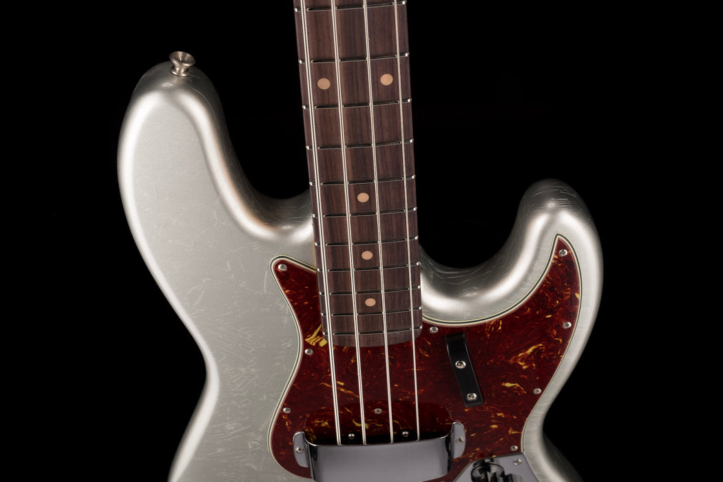 Fender Custom Shop 1964 Jazz Bass Closet Classic Inca Silver With Case