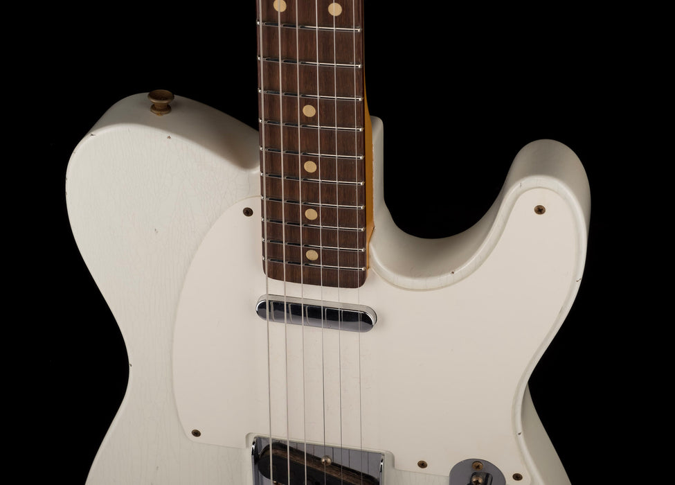 Fender Custom Shop Limited Edition 1959 Telecaster Journeyman Relic Aged Olympic White With Case