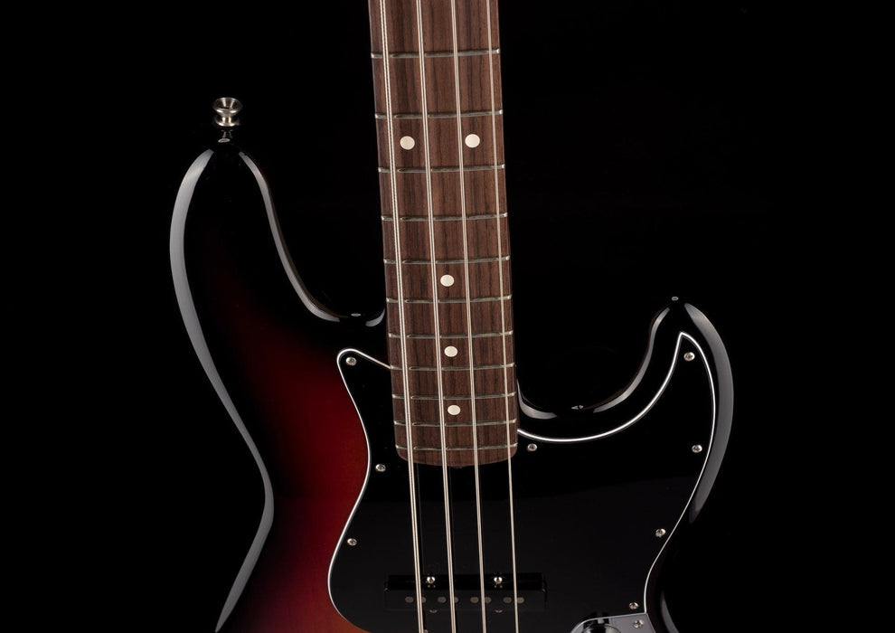 Used 2019 Fender American Performer Jazz Bass 3-Tone Sunburst with Case