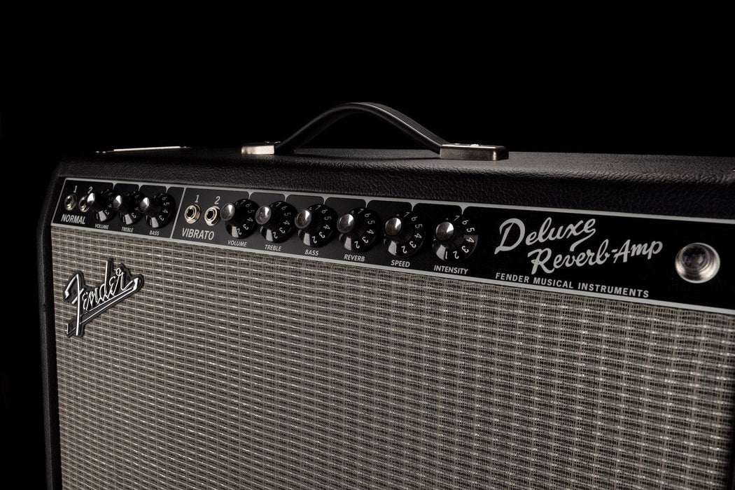 Used Fender Tone Master Deluxe Reverb Black Guitar Amp Combo