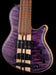 Mayones Cali4 3A Flame Maple Top Custom Trans Purple Matt Finish With Case