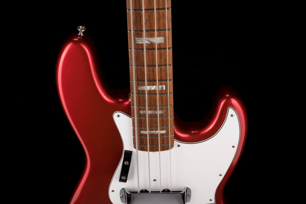 Used 2010 Fender 50th Anniversary Jazz Bass Candy Apple Red with OHSC